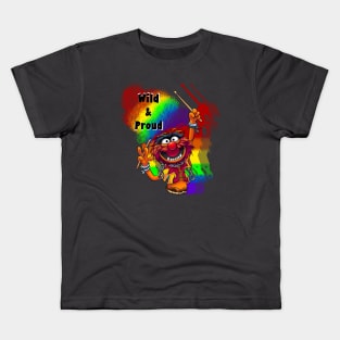 Wild Artsy and Pround Animal Kids T-Shirt